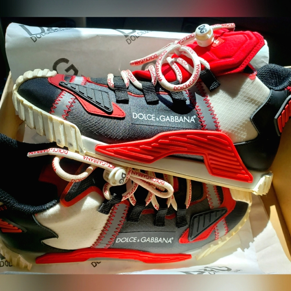 Pre-Loved Dolce & Gabbana NS1 Sneakers Red-Black